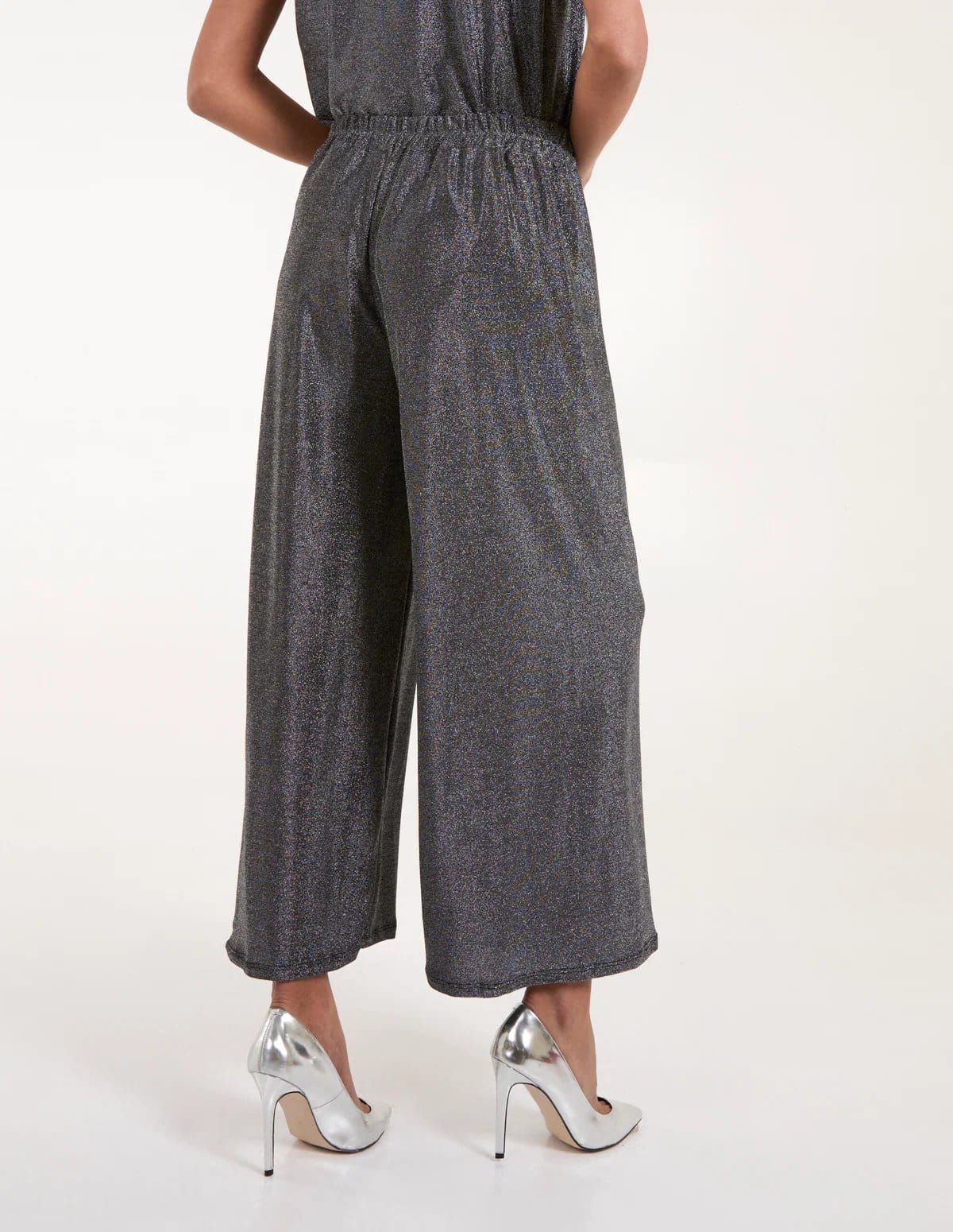 Blue Vanilla Metallic Trousers - 4