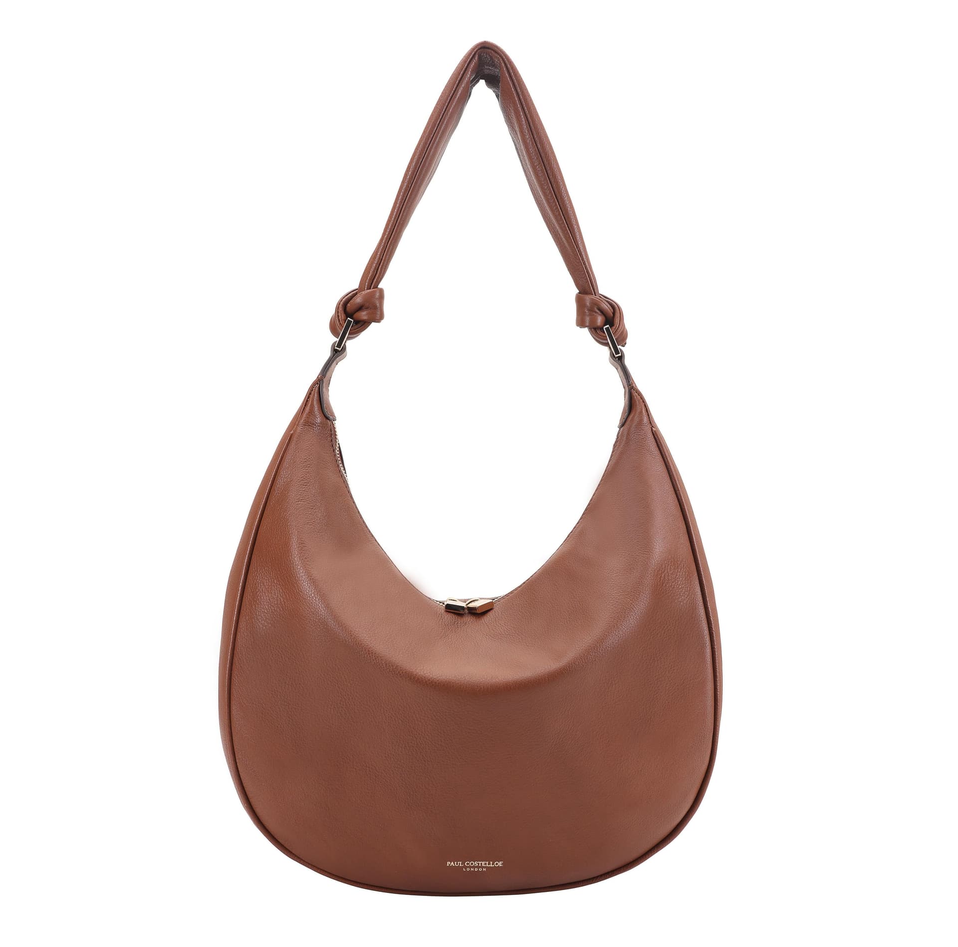 Paul Costelloe Paul Costelloe Women's Anum Leather Shoulder Bag in Tan
