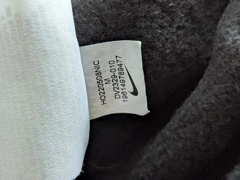 Nike Nike Black Sweatshirt with Red Swoosh