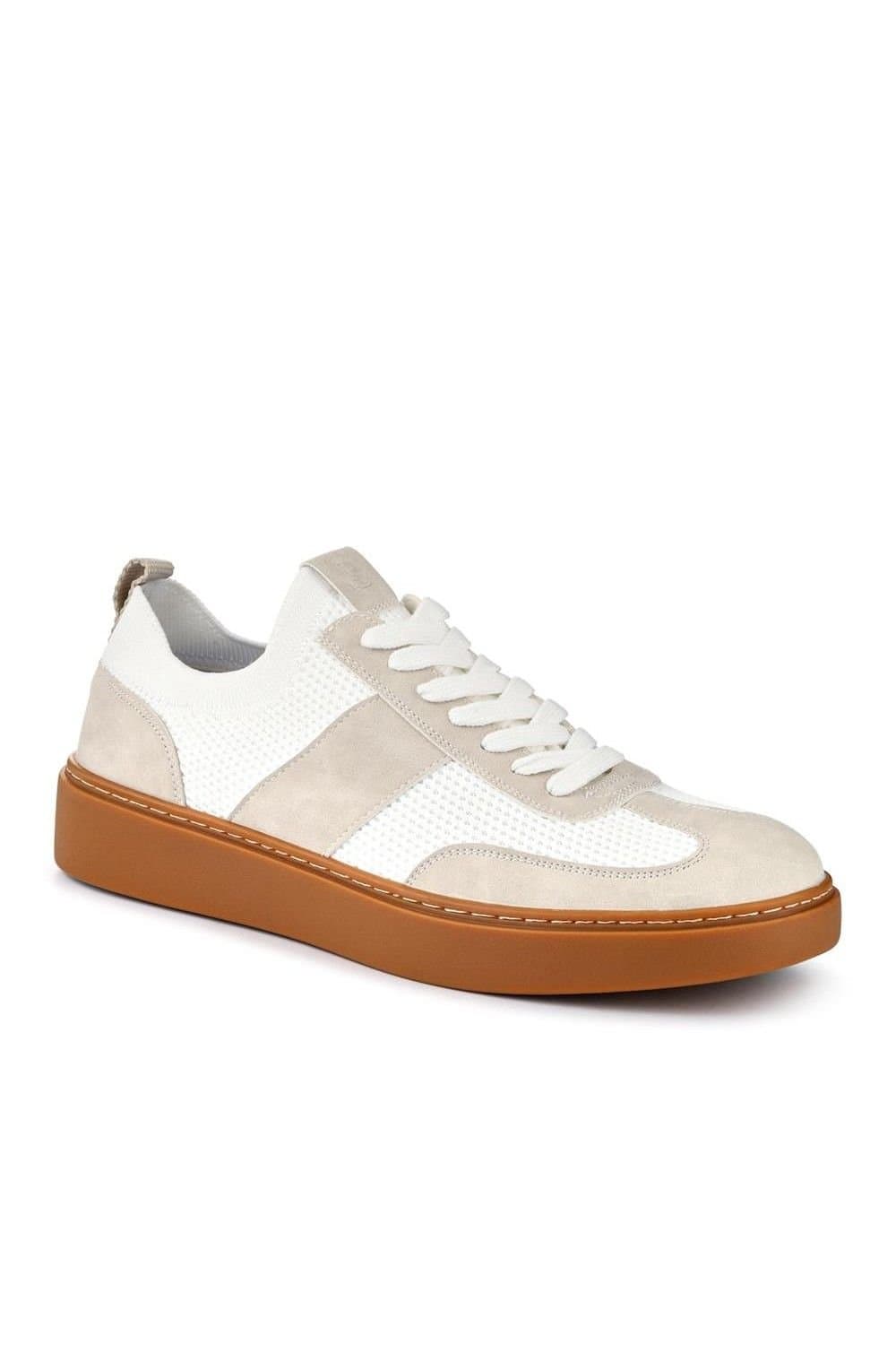 Pavers Pavers Men's Casual Lace-Up Shoes in White