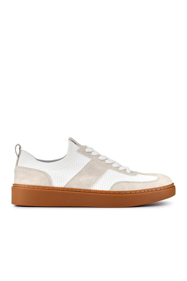 Pavers Pavers Men's Casual Lace-Up Shoes in White - 2