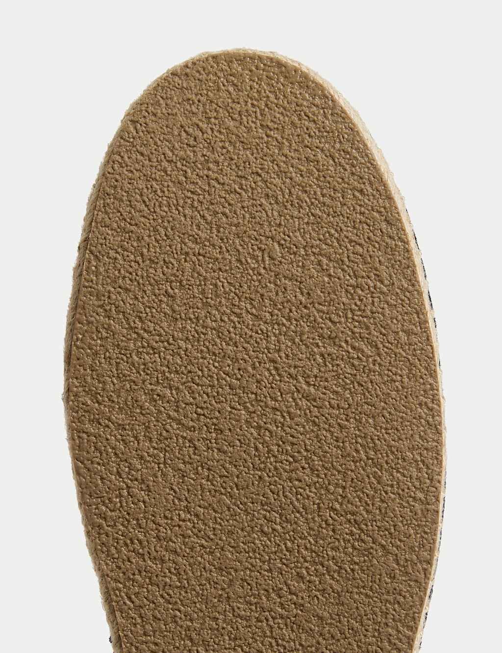 Marks & Spencer M&S Suede Slip-On Espadrille Loafers Blue - 3