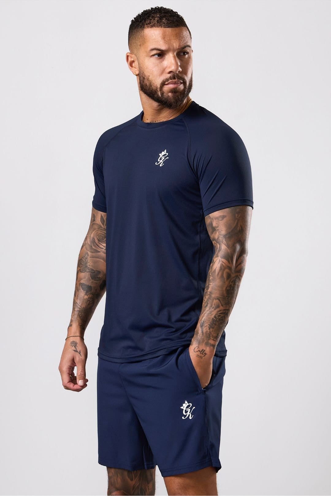 Gym King GYM KING Men's Energy Tee Navy - 1