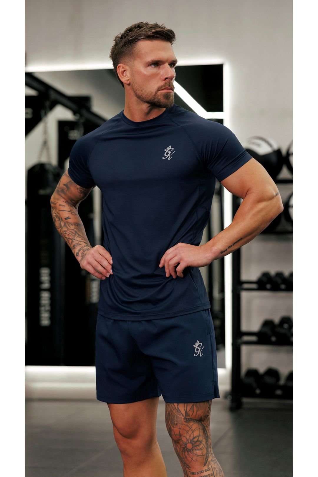 Gym King GYM KING Men's Energy Tee Navy - 3