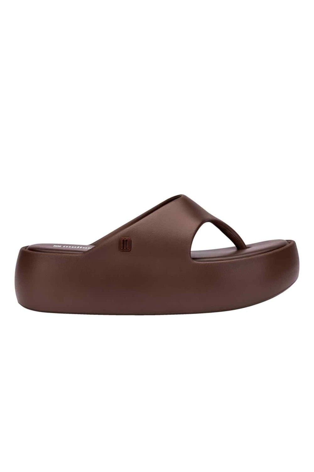 Melissa Shoes Melissa Shoes Women's Free Platform Thong Jelly Sliders in Bronze