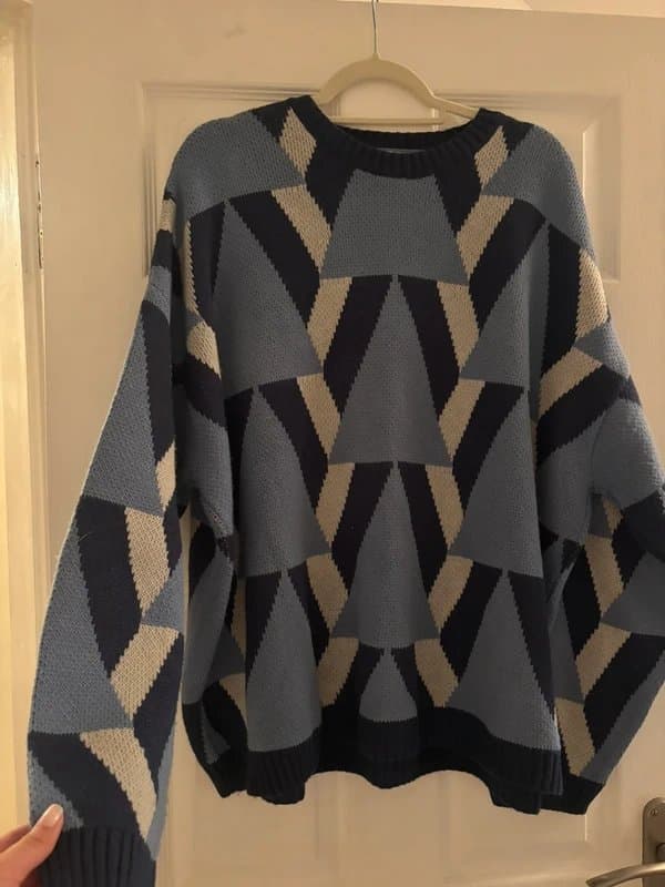 ASOS Design Abstract knit jumper