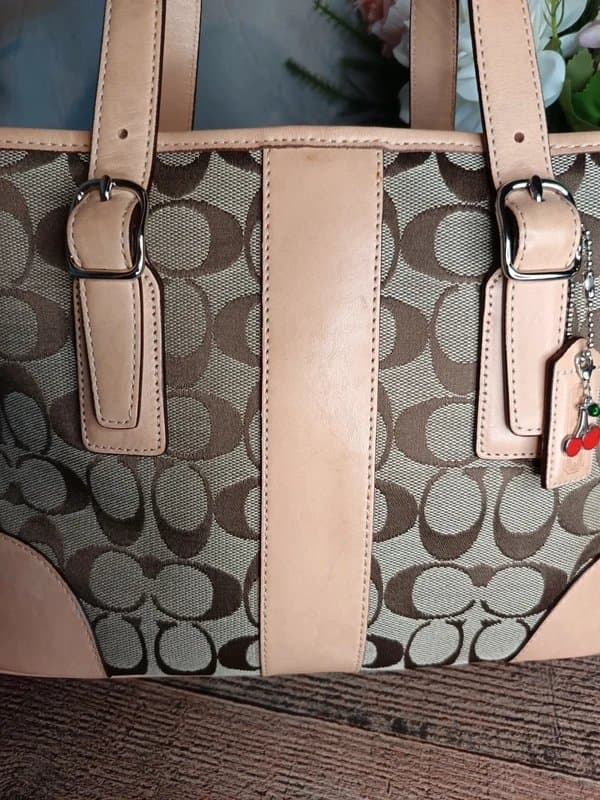 Coach Coach Vintage Y2k Brown Signature C Hamptons Bag Handbag
