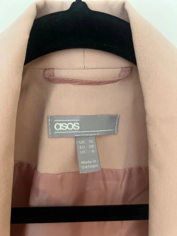 ASOS ASOS light pink blazer