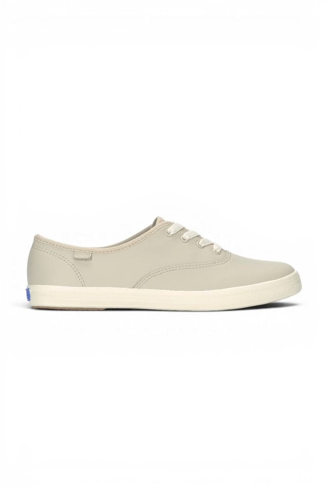 keds Keds Women's Champion Originals Leather Lace-Up in Beige - 2