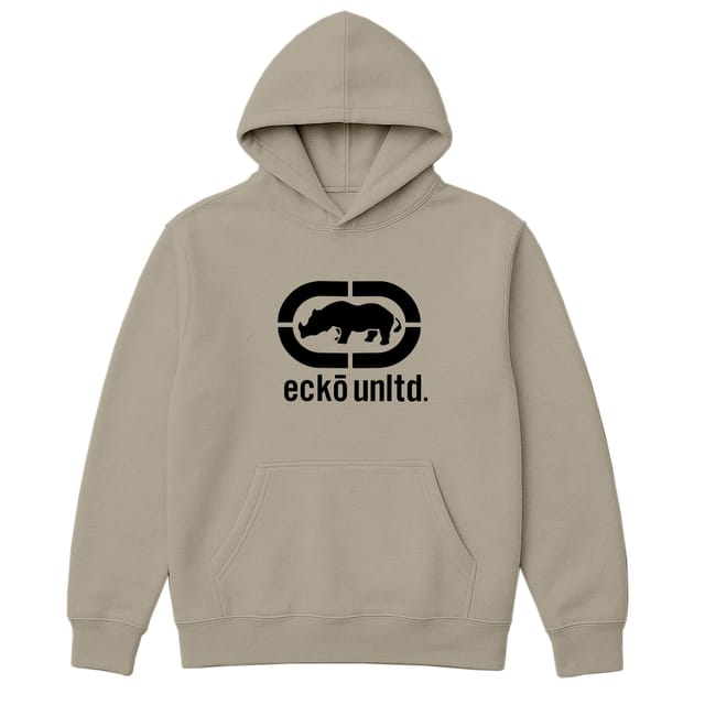 Ecko Untld. Ecko Untld. Men's Epic Logo Hoodie in Light Sand - 2