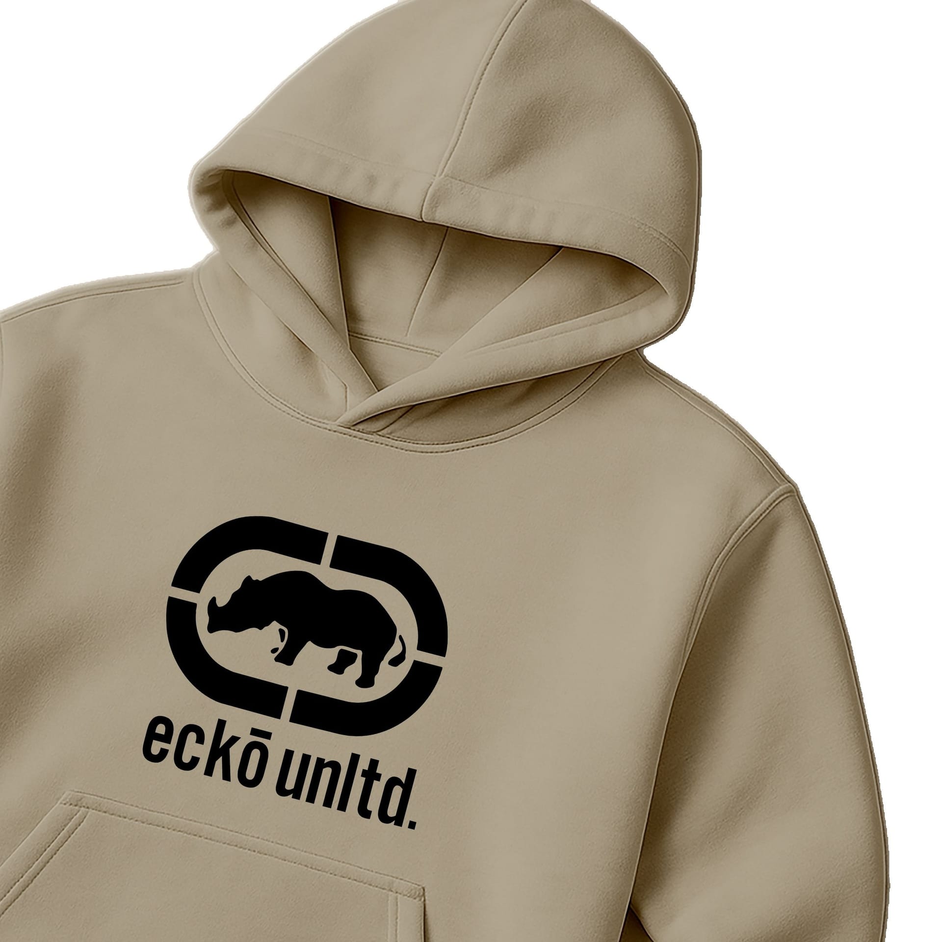 Ecko Untld. Ecko Untld. Men's Epic Logo Hoodie in Light Sand - 4