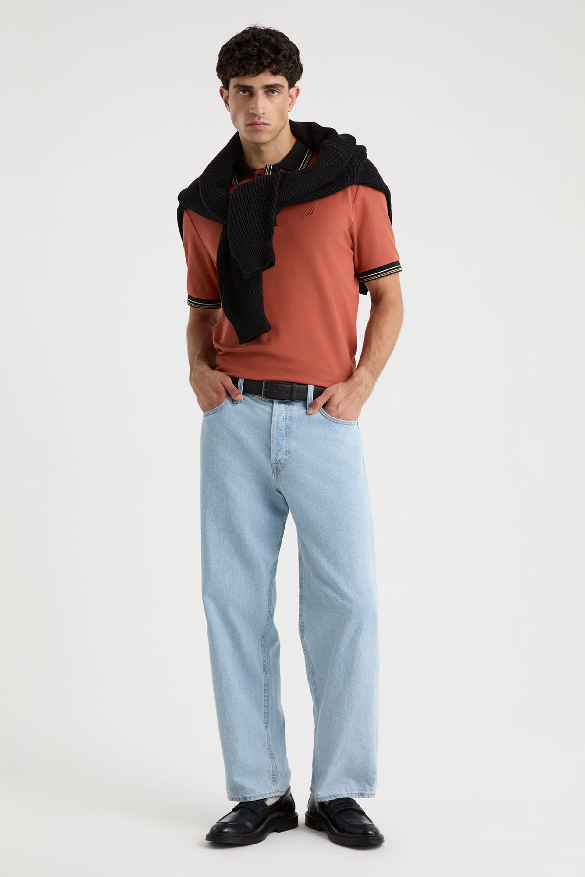 Nautica Nautica Men's Amado Polo Shirt in Terracotta - 4