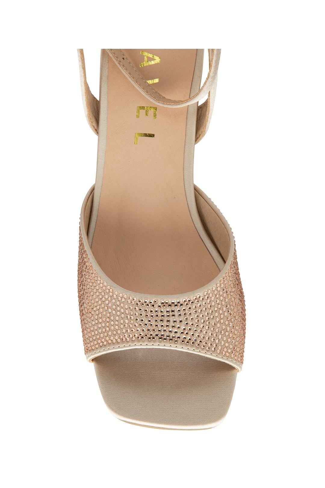 Ravel Ravel Women's 'Holms' Satin & Diamante Sandals in Gold - 4