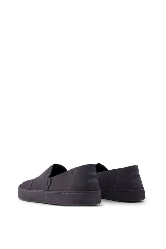 TOMS TOMS Men's Alpargata Premium Slip On Shoe in Dark Grey - 2