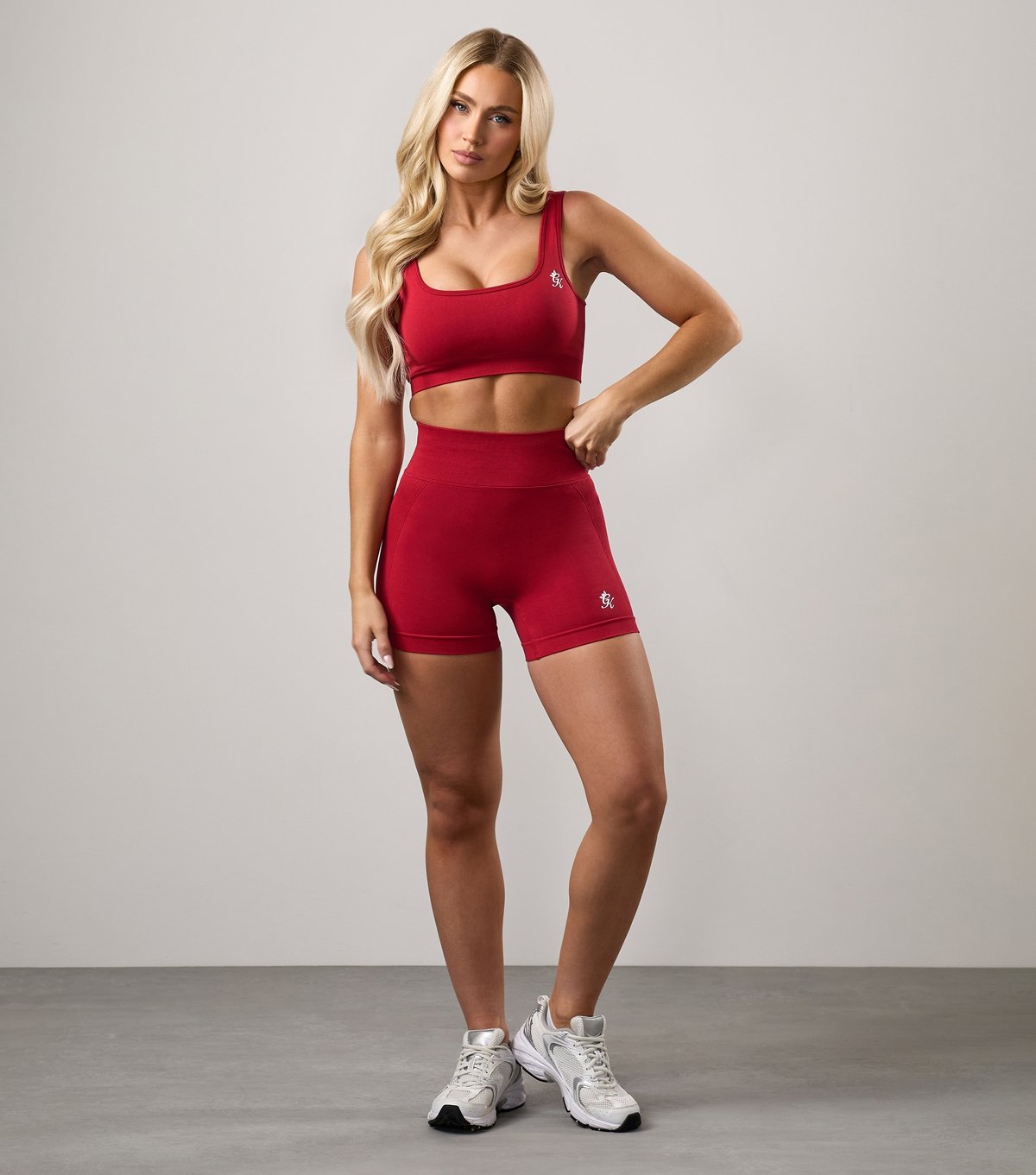 Gym King Women's Bright Red Seamless Bralette Gym King New Look - 2