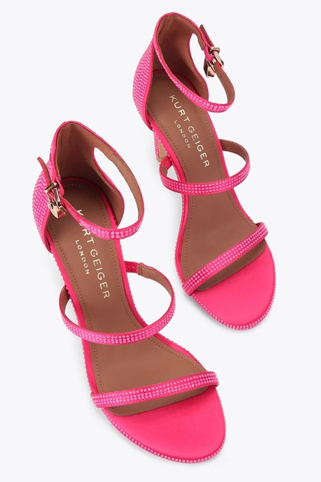 Kurt Geiger London Kurt Geiger London Women's 'Park Lane' Fabric Heels in Pink - 2