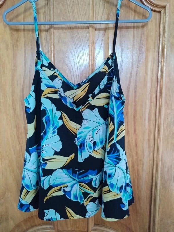 ASOS Black Floral Cami Top