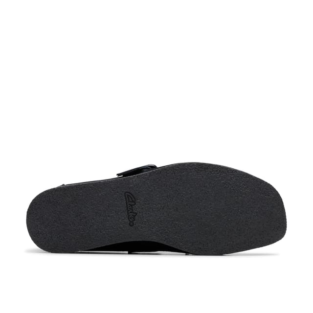 Clarks Clarks Women's Wallabee EVO Bar Black Suede T Bar Shoes, Wallabee - 3
