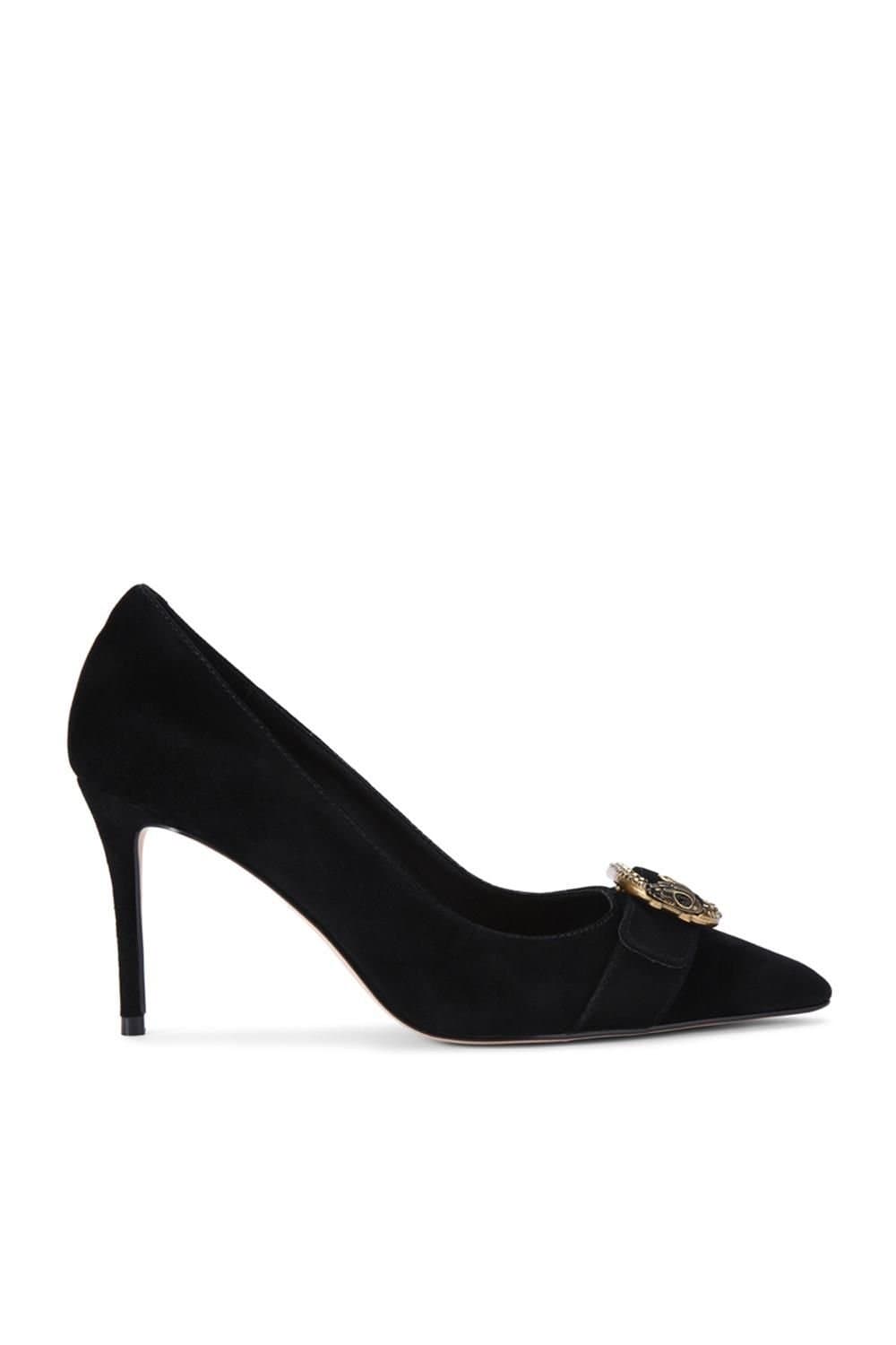 Kurt Geiger London Kurt Geiger London Women's 'Kgl Mayfair Court Sm Egl' Suede Heels in Black
