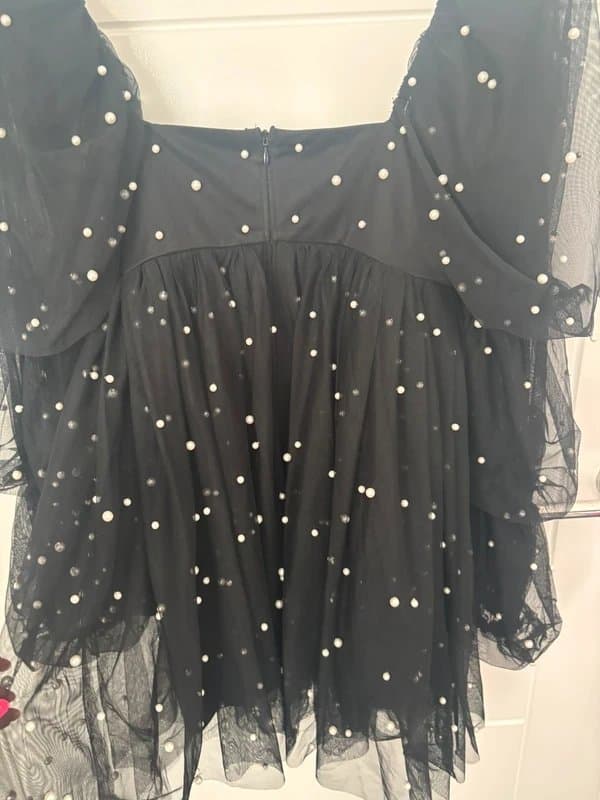 ASOS ASOS Luxe tulle & pearl dress