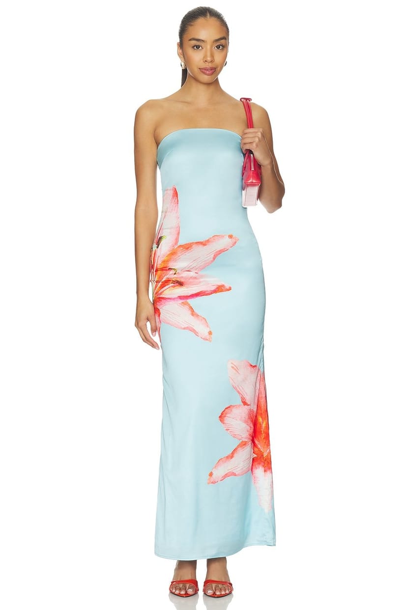 revolve Lyza Strapless Maxi Dress - 1