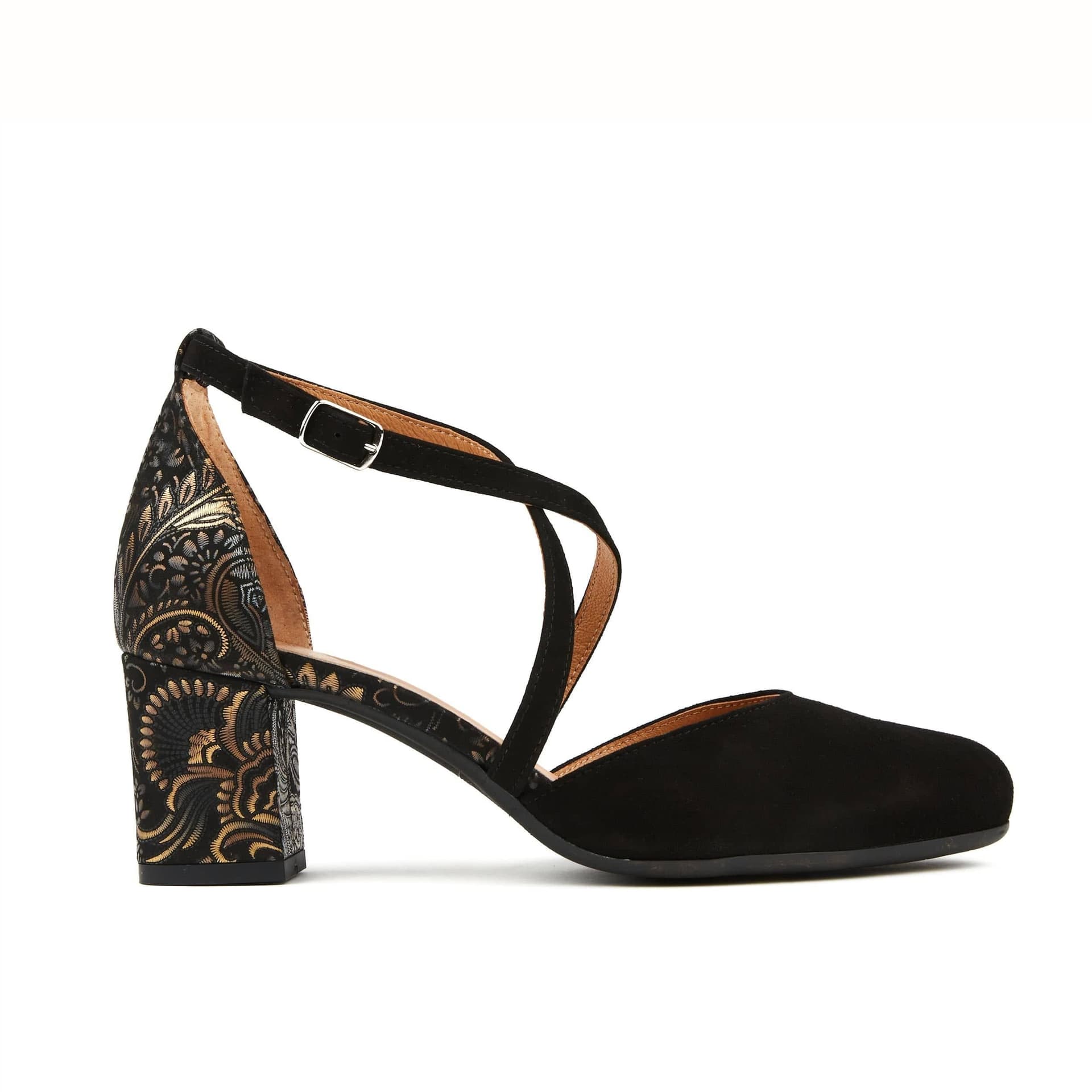 Embassy London Embassy London Women's Dannii - Burgundy & Floral in Black