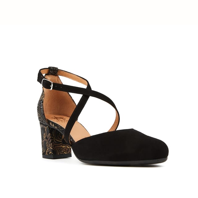 Embassy London Embassy London Women's Dannii - Burgundy & Floral in Black - 2