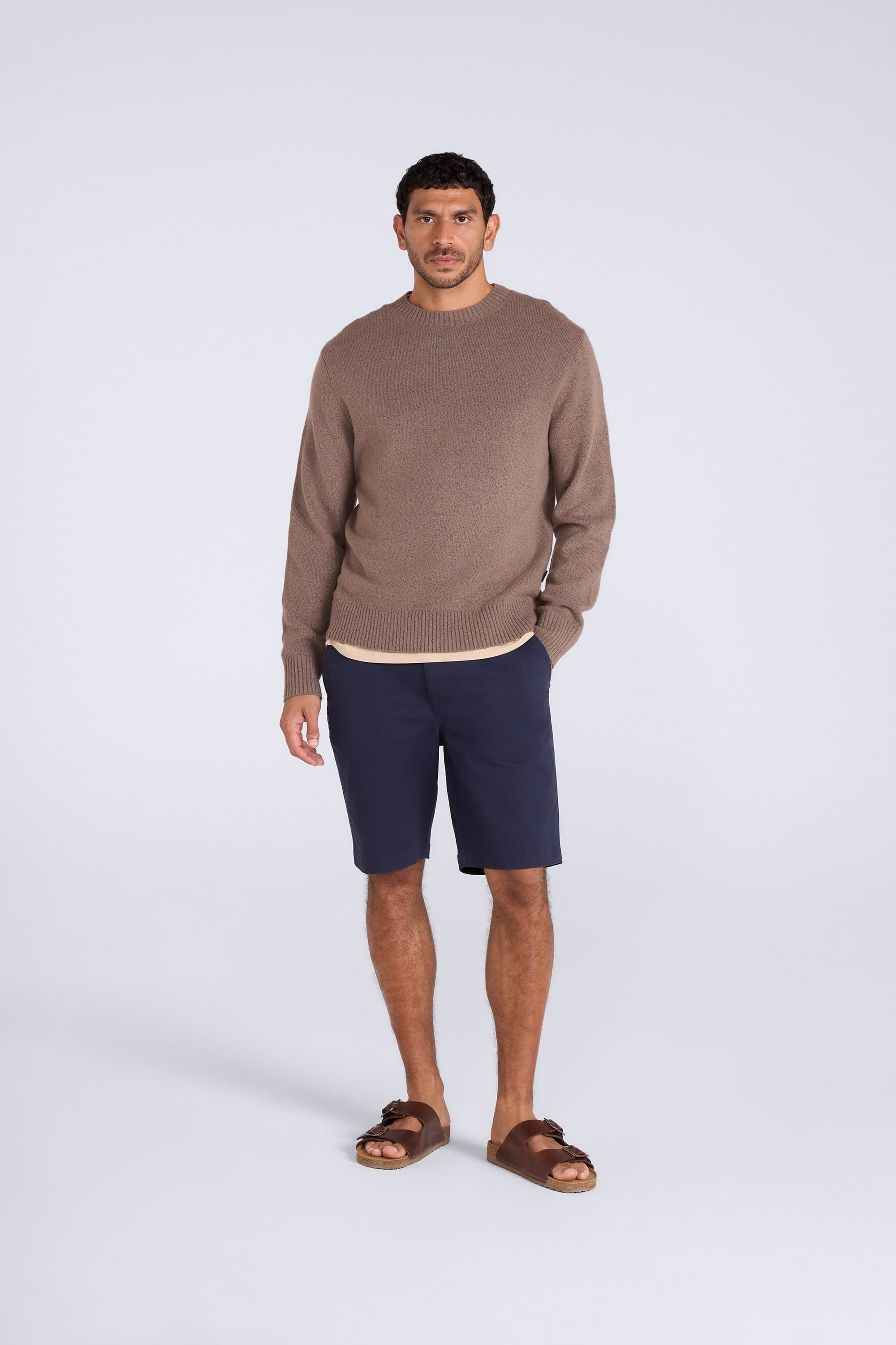 Animal Animal Men's 'Westbay' Lightweight Breathable Stretchy Soft Cotton Chino Shorts in Navy - 2