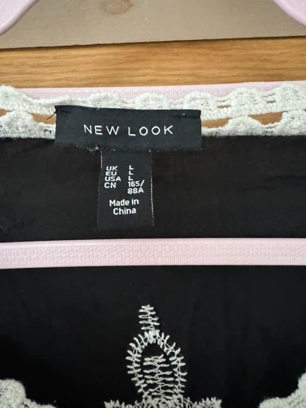 New Look Lace Style Patterned Top