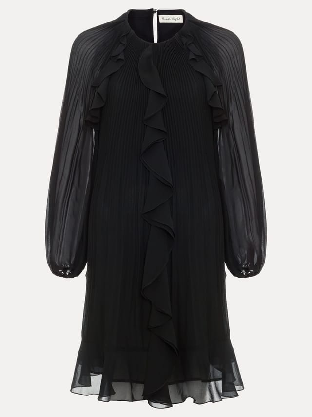 Phase Eight Phase Eight Women's Layla Frill Swing Dress in Black - 2