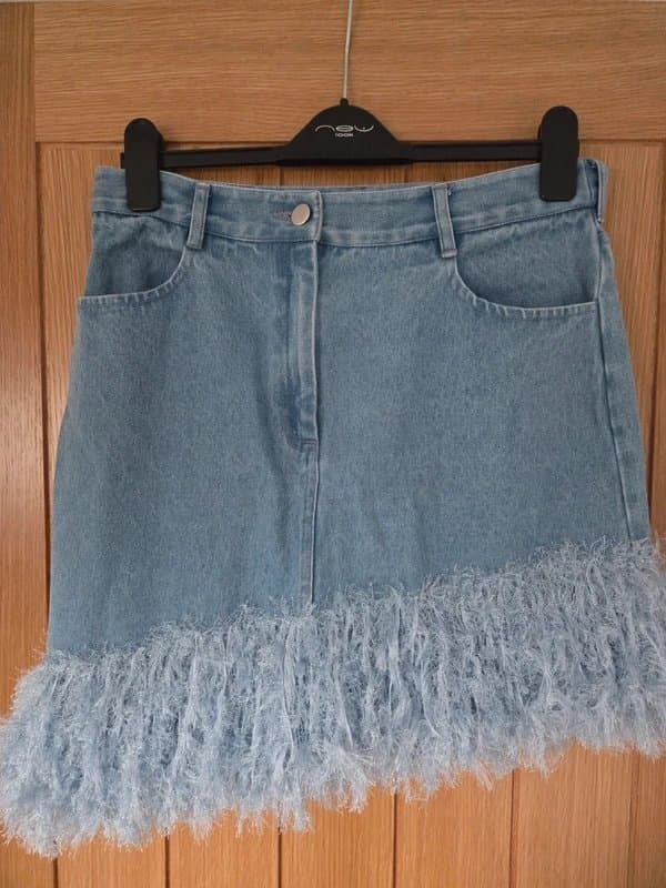 ASOS ASOS Luxe denim skirt