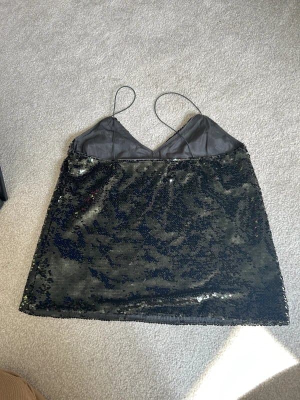 ASOS ASOS UK 8 Black Sequin top
