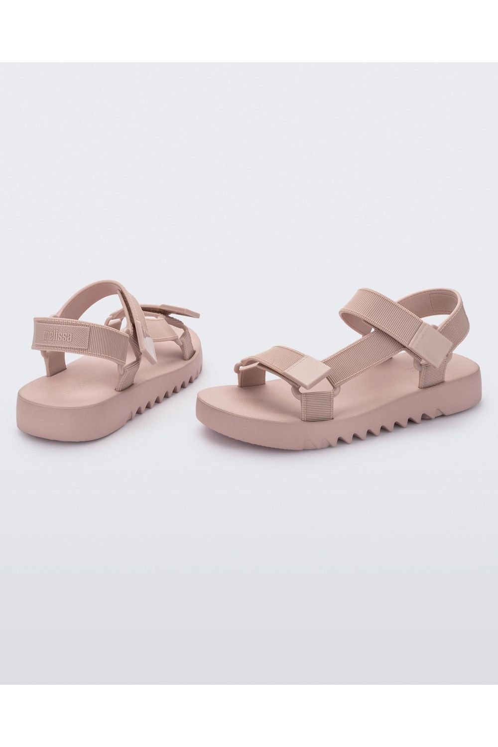 Melissa Shoes Melissa Shoes Women's Flowing Papete Jelly Sandals in Pale Pink - 2