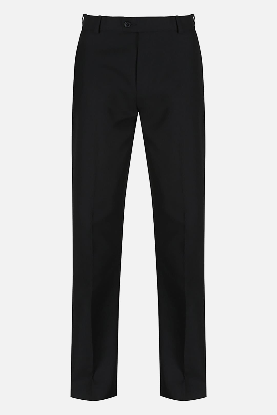 TRUTEX TRUTEX Men's Black Sturdy Fit Trouser - 4