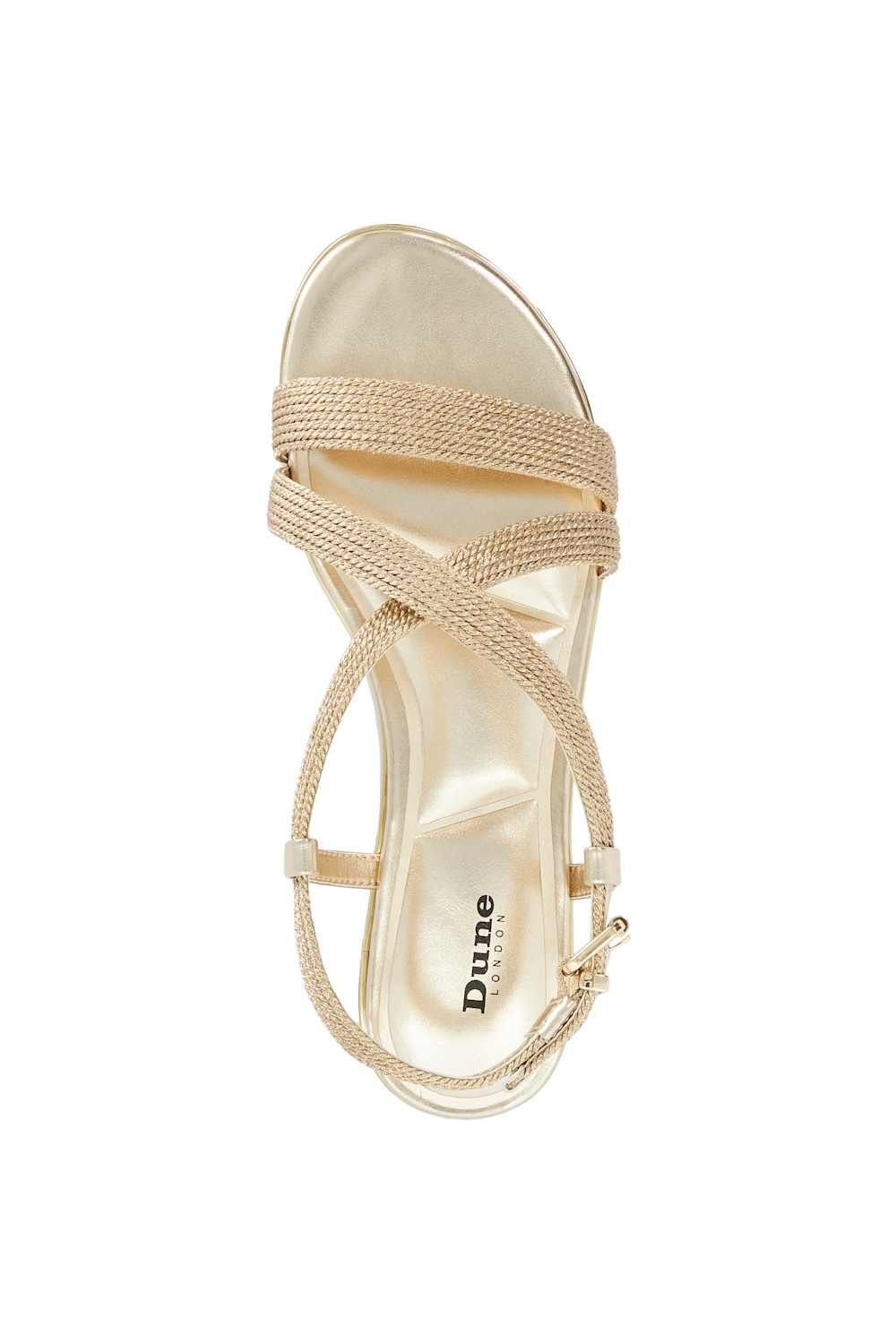 Dune London Dune London Women's 'Lope' Sandals in Metallics - 4