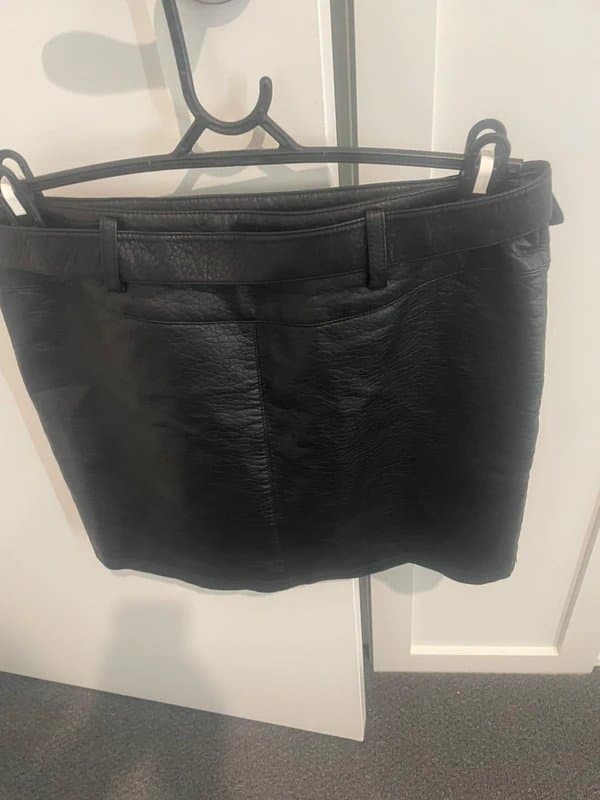 ASOS ASOS faux leather mini skirt