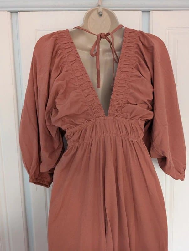 ASOS ASOS midi dress with ruched waist size 4