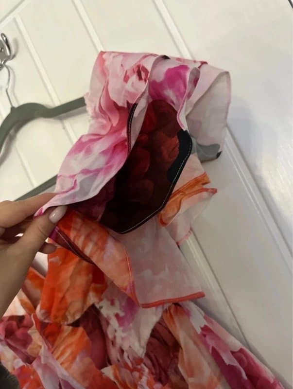 ASOS ASOS Luxe tiered mini dress