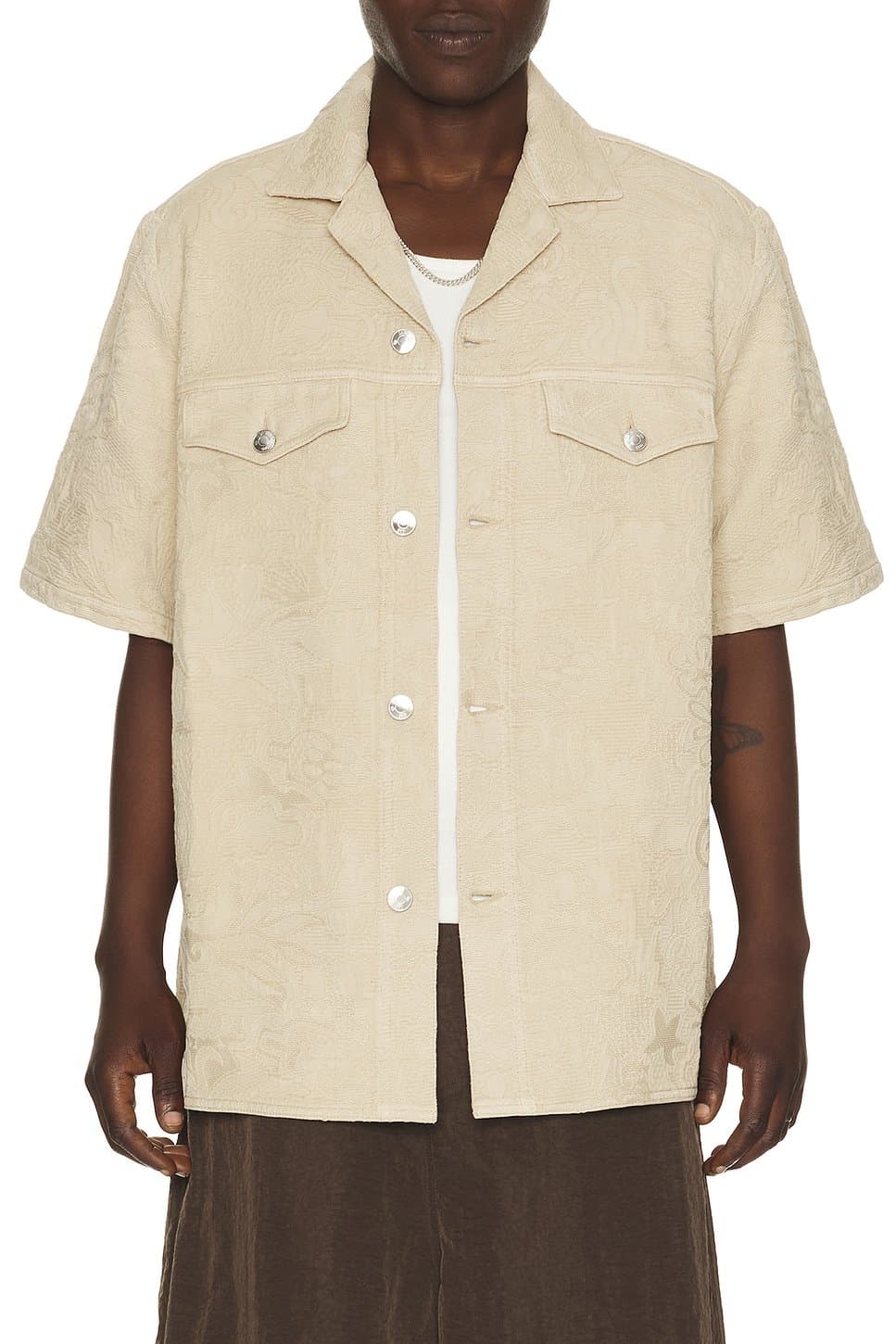 revolve Revolve Javi Shirt in Beige