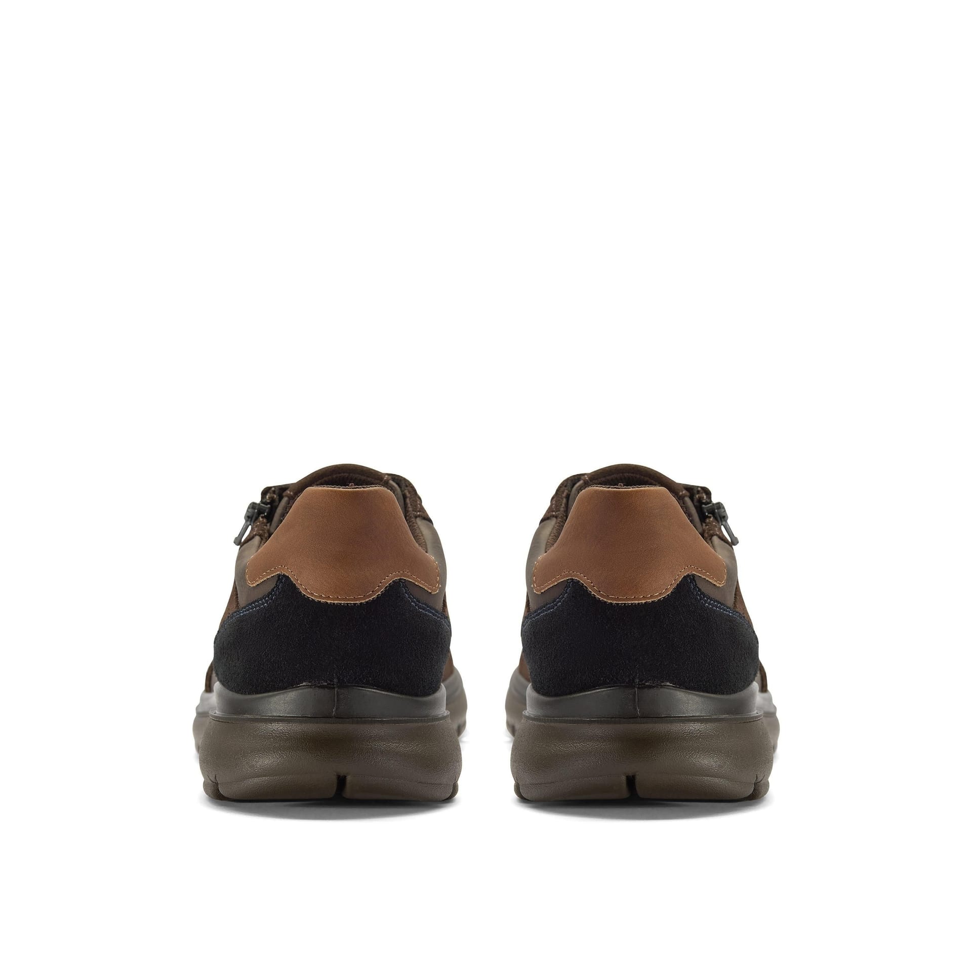 Clarks Clarks Men's Siena Zip Brown Leather Lace Up - 4