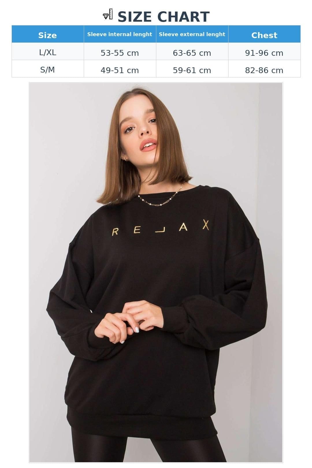 Love Lace Love Lace Women's Long Sleeve Crewneck Sweatshirt for Everyday Wear in Black - 4
