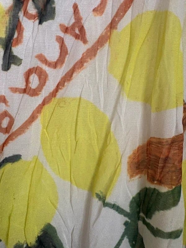 Topshop Topshop Bradley.b Lemon Print Maxi Dress M