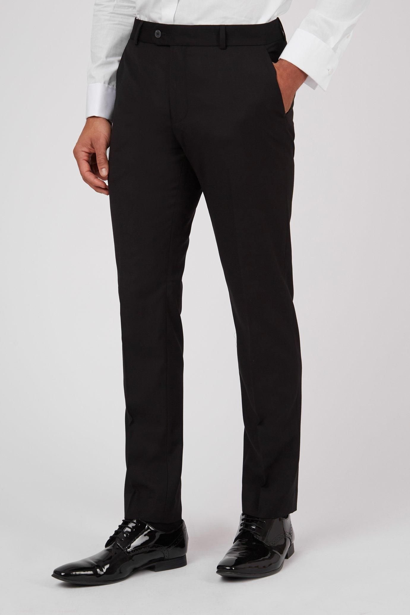 Racing Green Racing Green Men's Plain Trousers in Black - 3