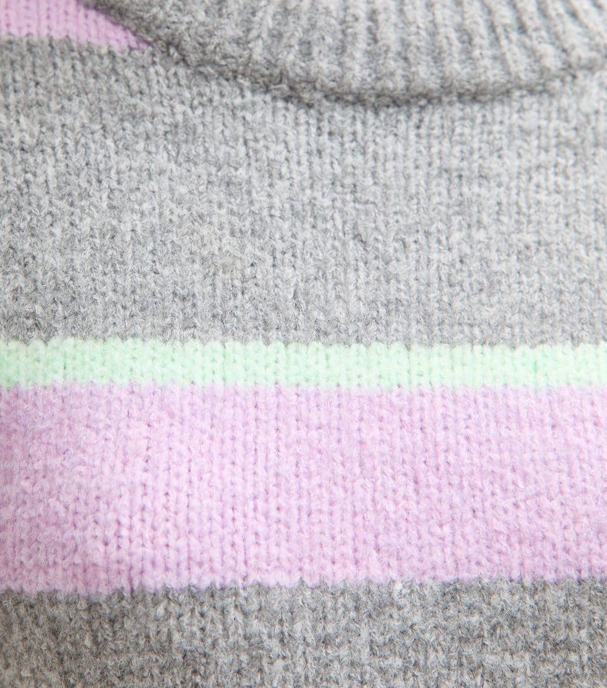 New Look Women's Grey Striped Crew Neck Jumper New Look - 4