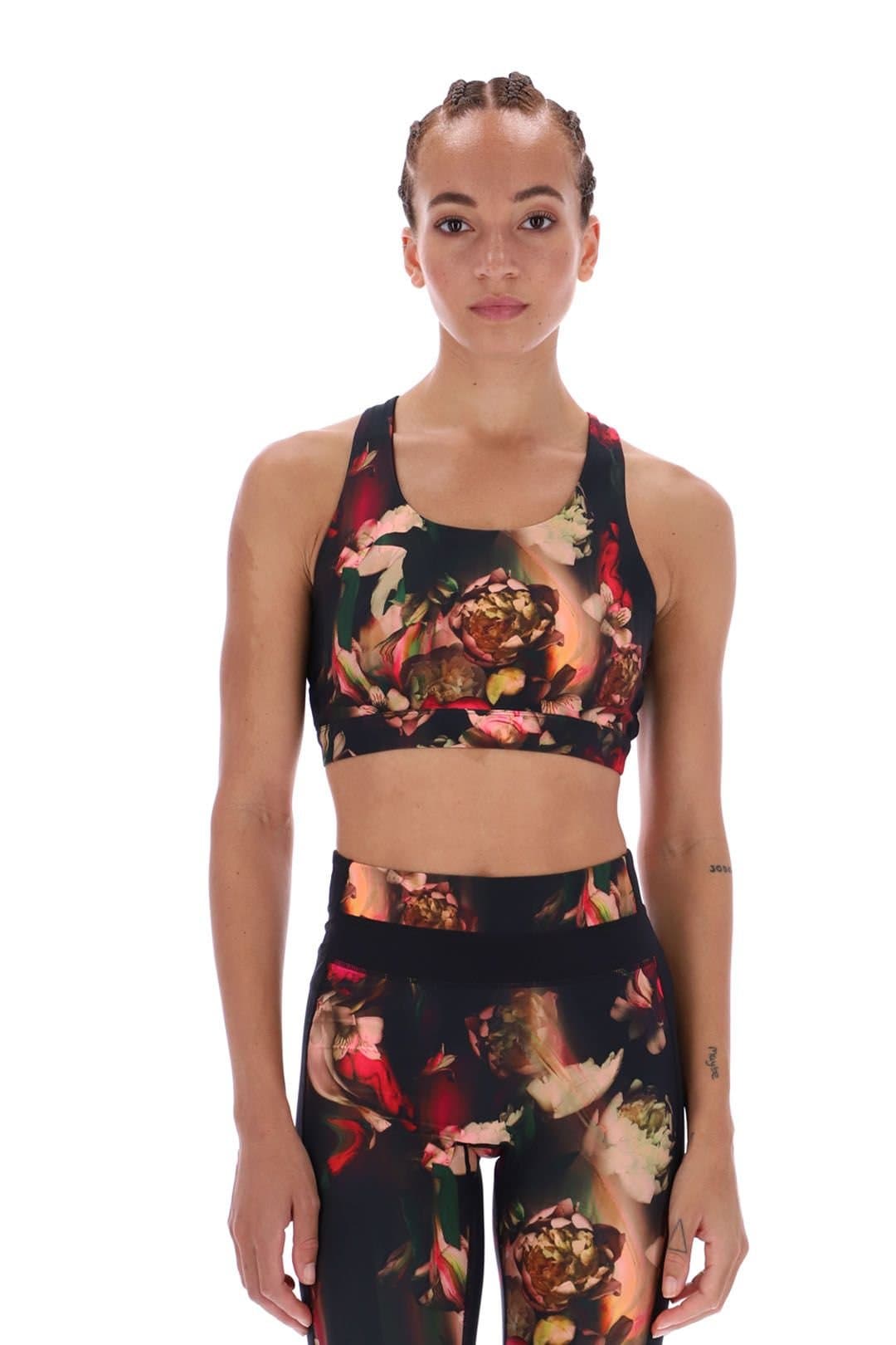 Ted Baker Ted Baker Women's Tb Sport Nici Floral Mid Support Bra Orchid Print