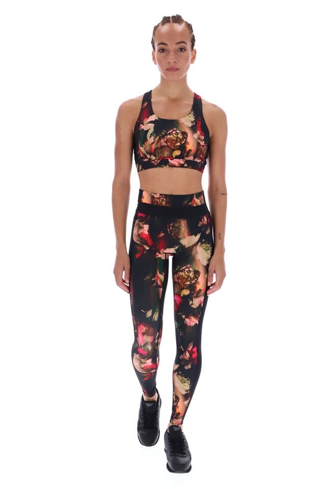 Ted Baker Ted Baker Women's Tb Sport Nici Floral Mid Support Bra Orchid Print - 3
