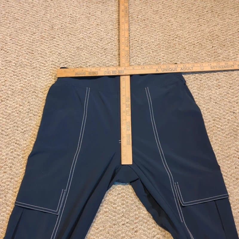 Athleta Athleta Chelsea Utility Jogger Pants Womens 4 Navy Blue Contrast Stitch Cargo