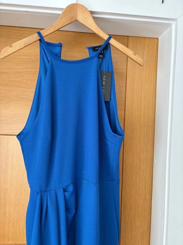 New Look Blue Party Dress UK12