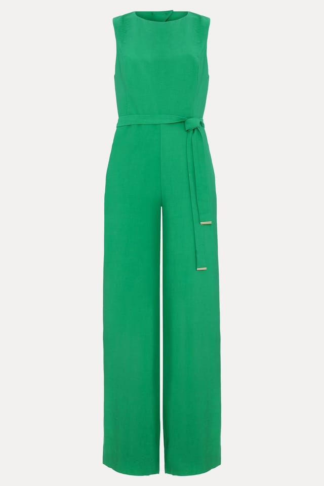 Phase Eight Phase Eight Women's Marta Wide Leg Jumpsuit in Emerald - 2
