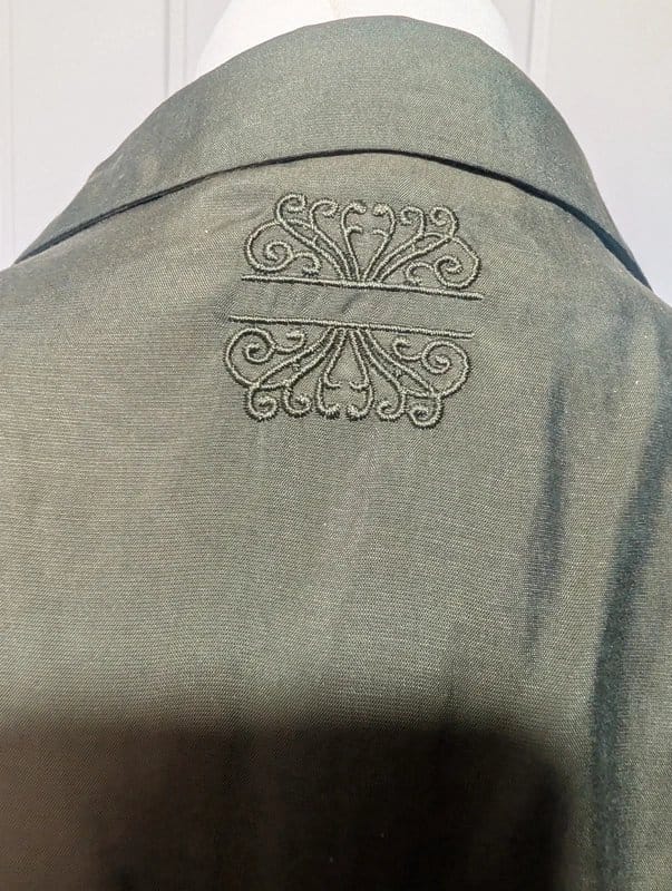 Never Fully Dressed Khaki Embroidered Lyocell Shirt UK 8 BNWT